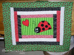 Ladybug quilt